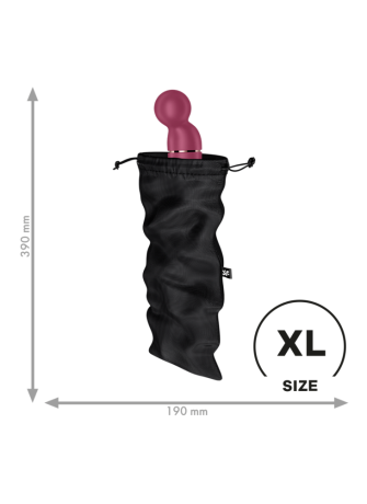 Sac de rangement sextoys noir taille XL Treasure Bag Satisfyer - CC597881